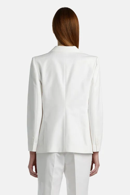 Luisa Spagnoli Jackets and Blazers Women Vigo Vigo White Luisa Spagnoli Jackets and Blazers Women Vigo Vigo White