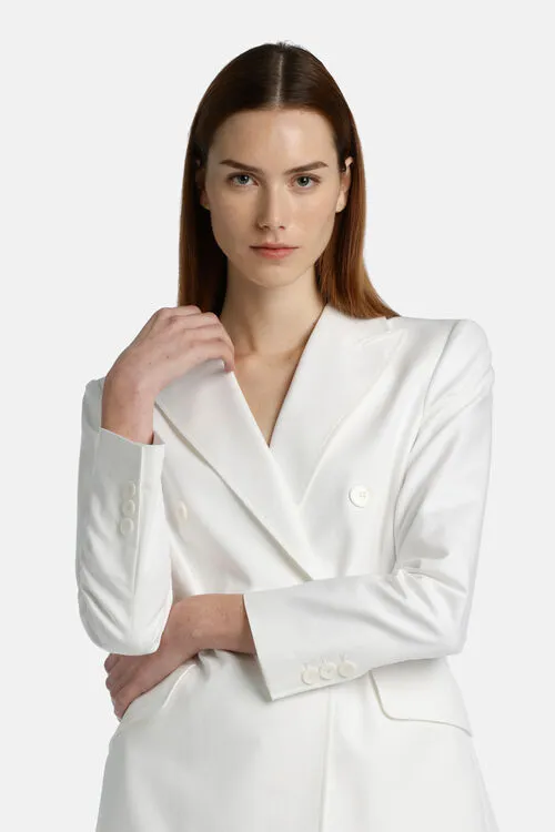 Luisa Spagnoli Jackets and Blazers Women Vigo Vigo White Luisa Spagnoli Jackets and Blazers Women Vigo Vigo White