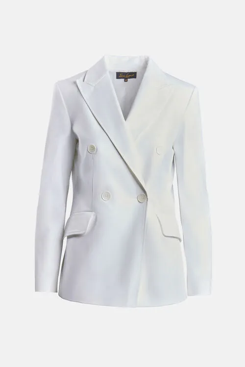 Luisa Spagnoli Jackets and Blazers Women Vigo Vigo White Luisa Spagnoli Jackets and Blazers Women Vigo Vigo White