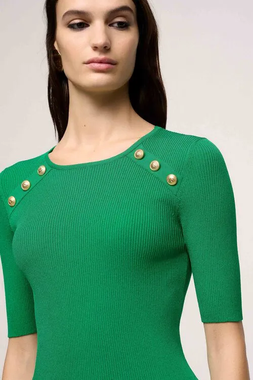 Luisa Spagnoli Tops and TShirts Women Contralto Contralto Military Green