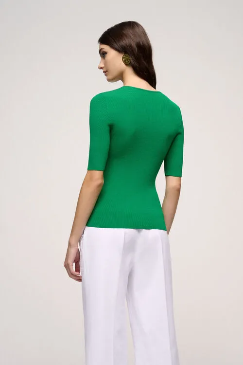 Luisa Spagnoli Tops and TShirts Women Contralto Contralto Military Green