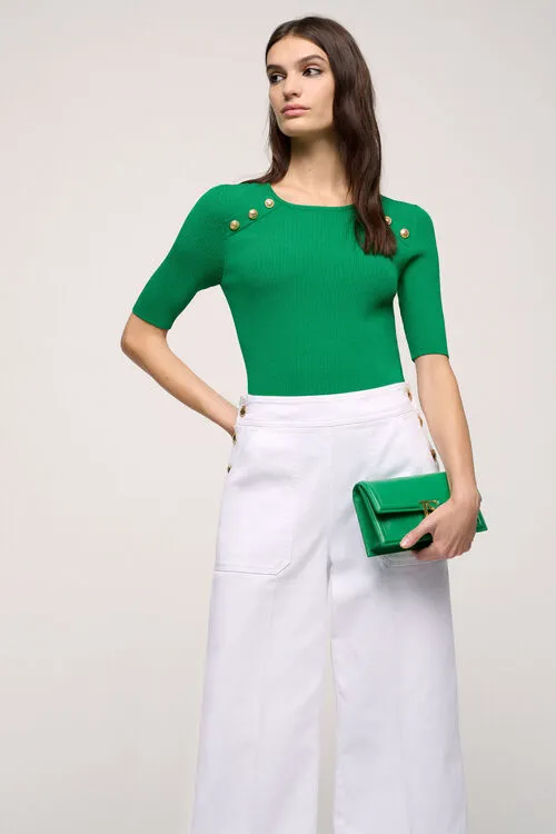 Luisa Spagnoli Tops and TShirts Women Contralto Contralto Military Green