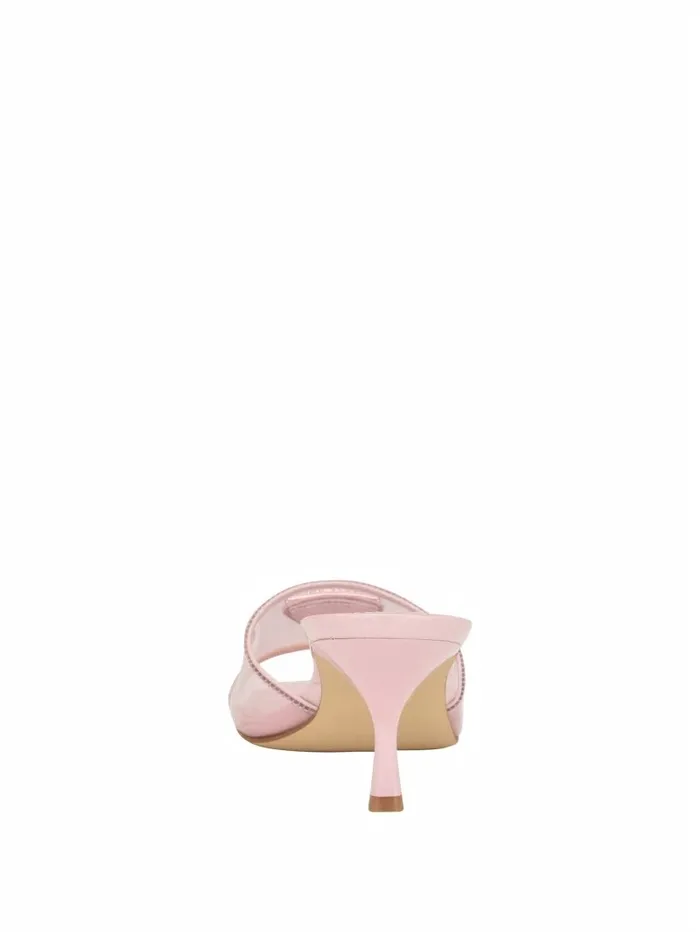 Lusie Triangle Clear Kitten Mules Light Pink 680 Sandals GUESS Women Lusie Triangle Clear Kitten Mules Light Pink 680 Sandals GUESS Women