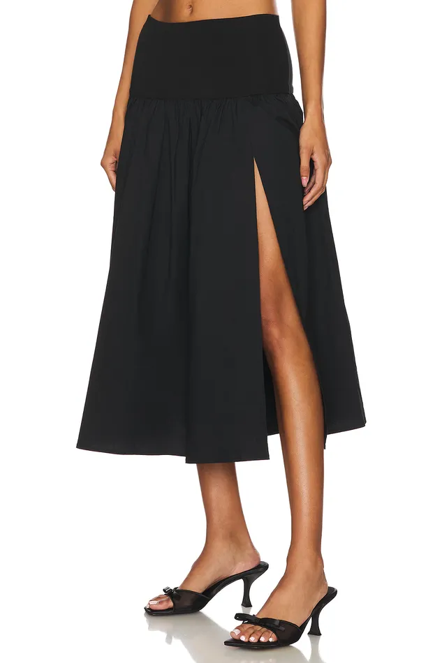 Mac Midi Skirt Black Women Lovers and Friends Skirts Mac Midi Skirt Black Women Lovers and Friends Skirts