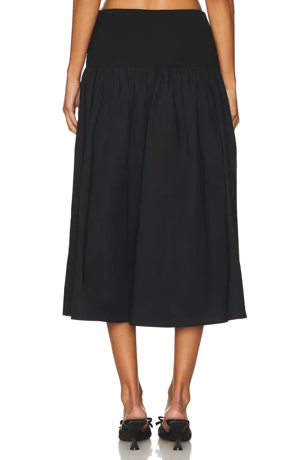 Mac Midi Skirt Black Women Lovers and Friends Skirts Mac Midi Skirt Black Women Lovers and Friends Skirts