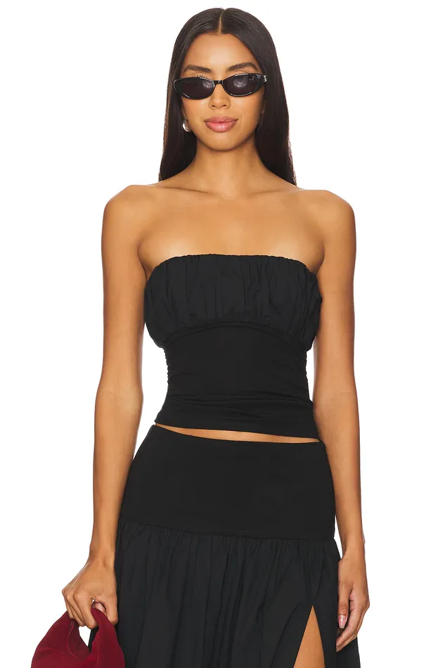 Mac Tube Top Black Women Lovers and Friends Tops