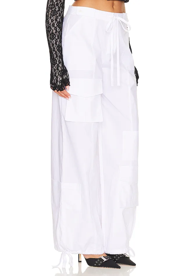 Maci Cargo Pant Bright White Women Lovers and Friends Pants Maci Cargo Pant Bright White Women Lovers and Friends Pants