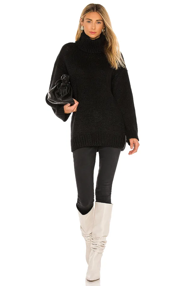 Manhattan Sweater Black Women Lovers and Friends Sweaters and Knits