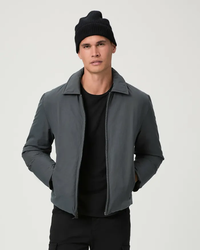 Marsh Puffer Jacket 8211 Black Sand Men Jackets and Coats PAIGE