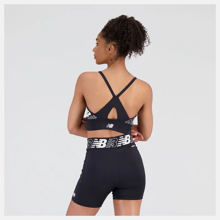 Matching Sets New Balance Women Relentless Crop Bra BLACK