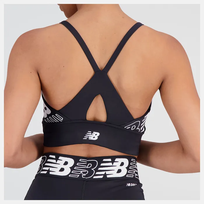 Matching Sets New Balance Women Relentless Crop Bra BLACK