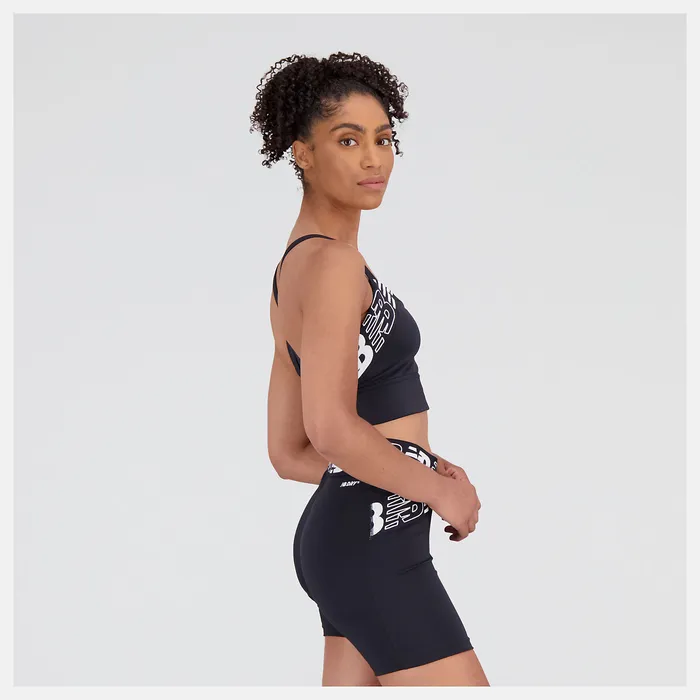Matching Sets New Balance Women Relentless Crop Bra BLACK
