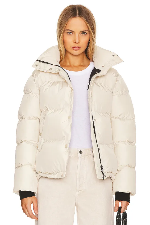 Maya Puffer Jacket Cream Women Lovers and Friends Jackets and Coats