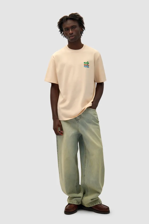 Men Arte Antwerp Tshirt logo multiple Crme Tshirts