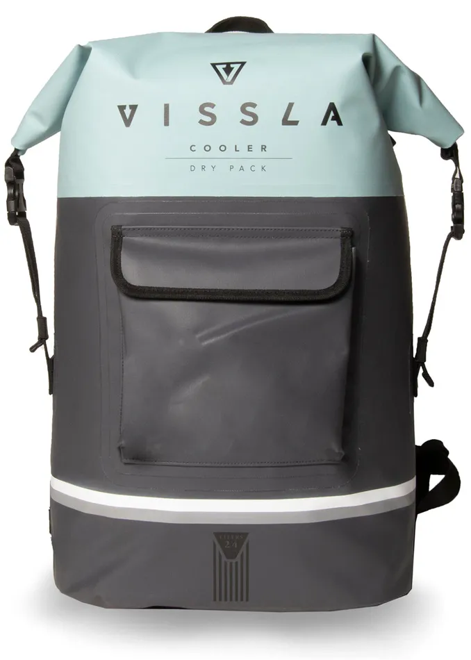 Men Bags Vissla Ice Seas Cooler 24L Dry Backpack Dusty Aqua