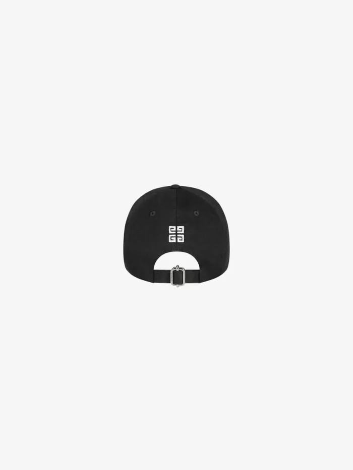 Men Beanies and Caps Givenchy GIVENCHY College Embroidered Cap In Cotton Black Men Beanies and Caps Givenchy GIVENCHY College Embroidered Cap In Cotton Black