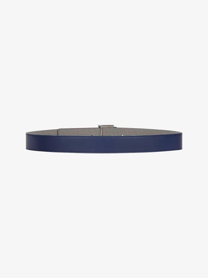 Men Belts Givenchy 4G Reversible Belt In Braidedeffect Leather Navygrey