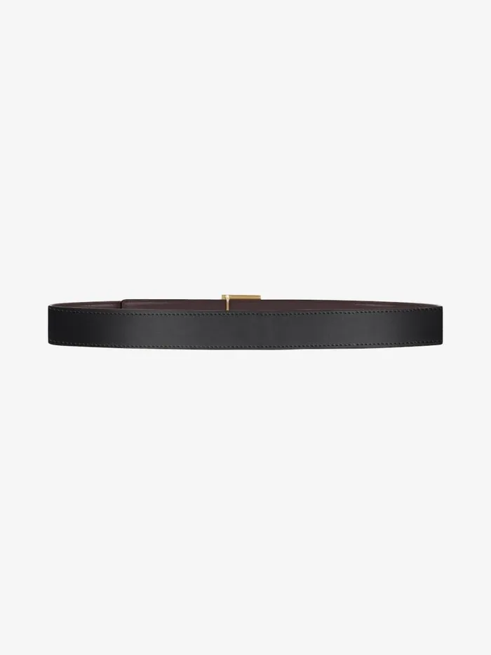 Men Belts Givenchy 4G Reversible Belt In Leather Brownblack Men Belts Givenchy 4G Reversible Belt In Leather Brownblack