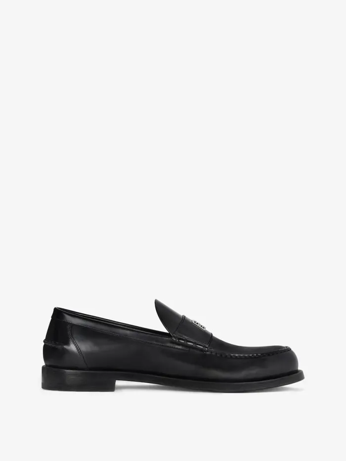 Men Boots and Loafers Givenchy Mr G Loafers In Leather Black