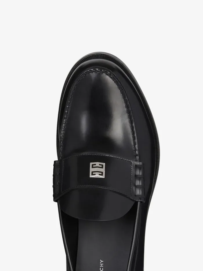 Men Boots and Loafers Givenchy Mr G Loafers In Leather Black Men Boots and Loafers Givenchy Mr G Loafers In Leather Black