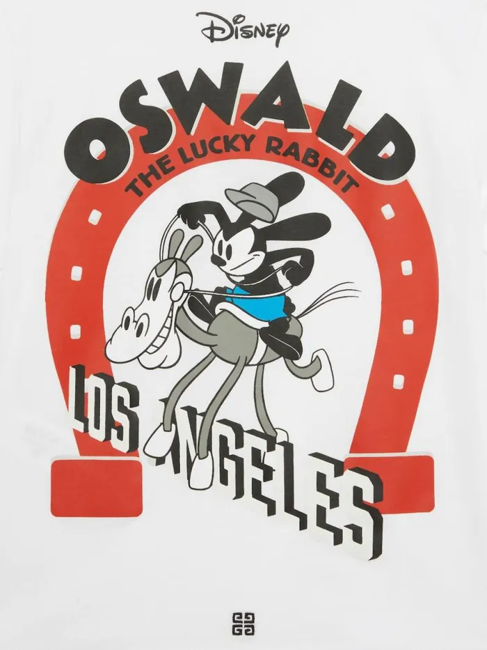 Men Boy 4 To 12 Years Givenchy Oswald Tshirt In Cotton White