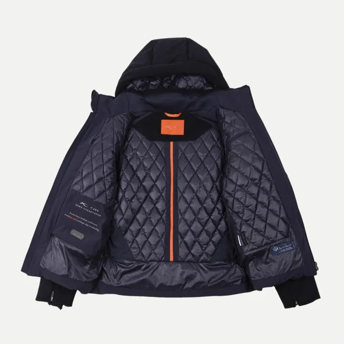 Men Cashmere Tech Jacket Deep Space KJUS Jackets and Vests