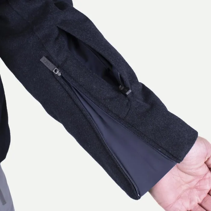 Men Cashmere Tech Jacket Deep Space KJUS Jackets and Vests