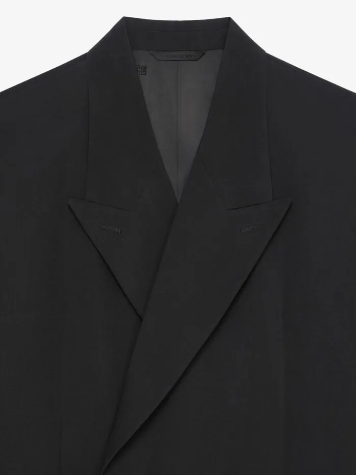 Men Coats and Jackets Givenchy Boxy Fit Jacket In Wool Black