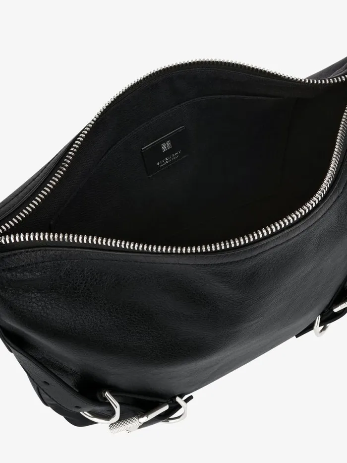 Men Crossbody Bags Givenchy Voyou Crossbody Bag In Grained Leather Black Men Crossbody Bags Givenchy Voyou Crossbody Bag In Grained Leather Black