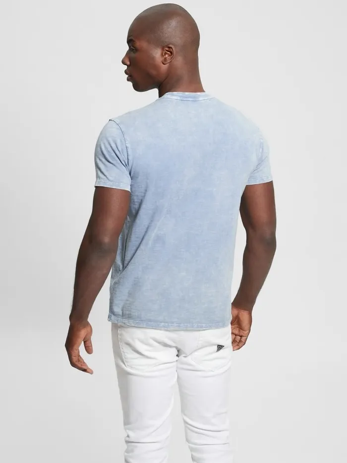 Men David Acid Wash Tee Nimbus Blue Multi TShirts and Tanks GUESS Men David Acid Wash Tee Nimbus Blue Multi TShirts and Tanks GUESS