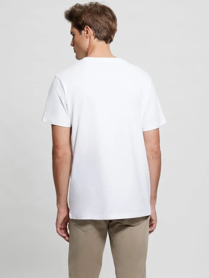 Men Eco Logo Bird Tee Pure White TShirts and Tanks GUESS Men Eco Logo Bird Tee Pure White TShirts and Tanks GUESS