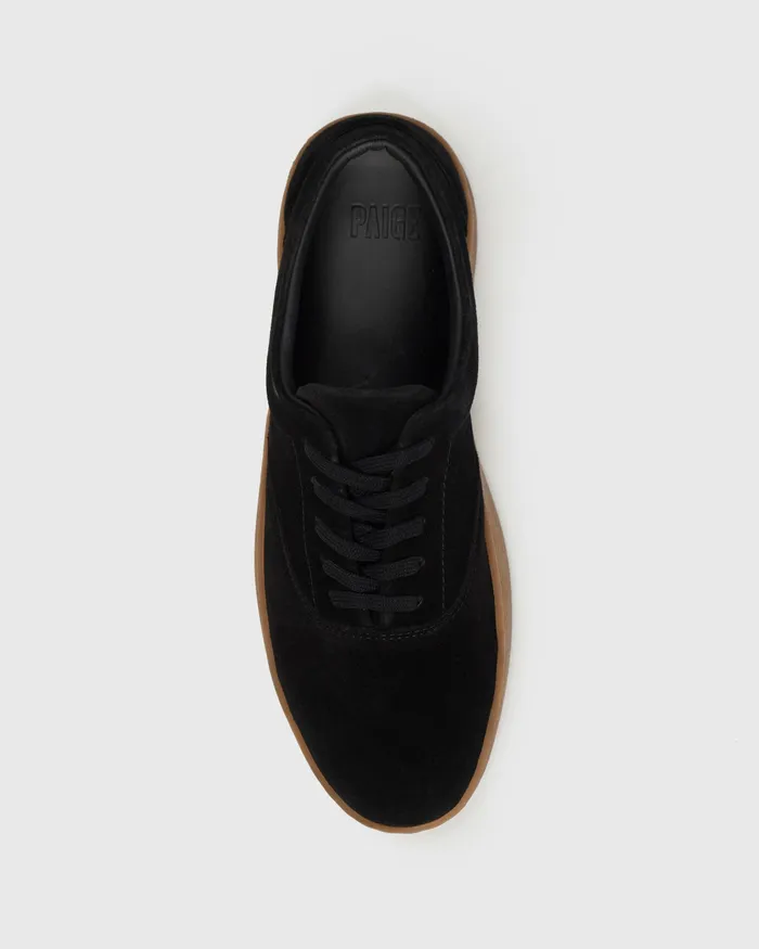 Men Exclusive Coyle Sneaker 8211 Black Suede Shoes PAIGE Men Exclusive Coyle Sneaker 8211 Black Suede Shoes PAIGE