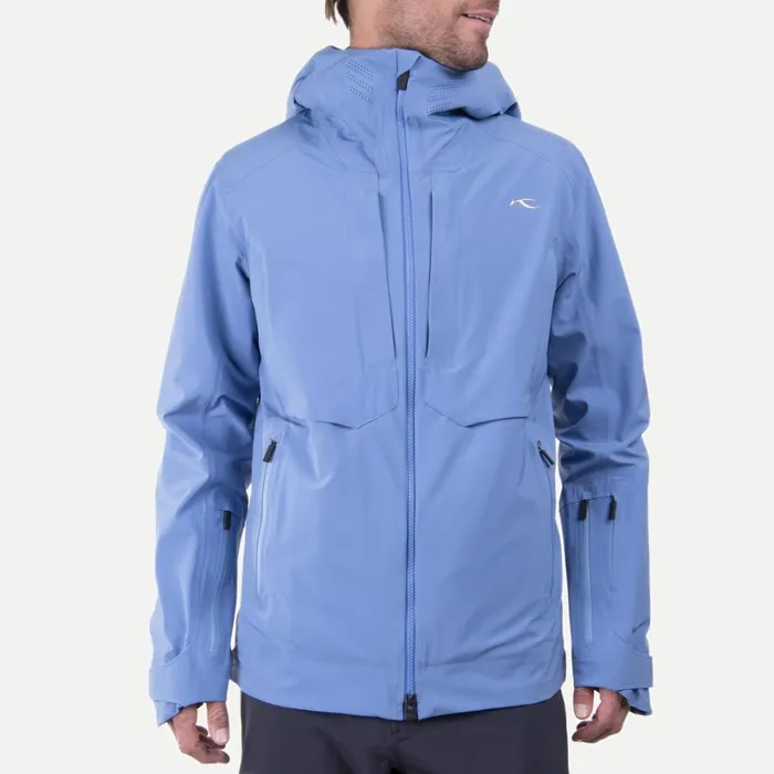 Men FRX Shell 8211 Ski Shell Jacket Clear Lake KJUS Jackets and Vests