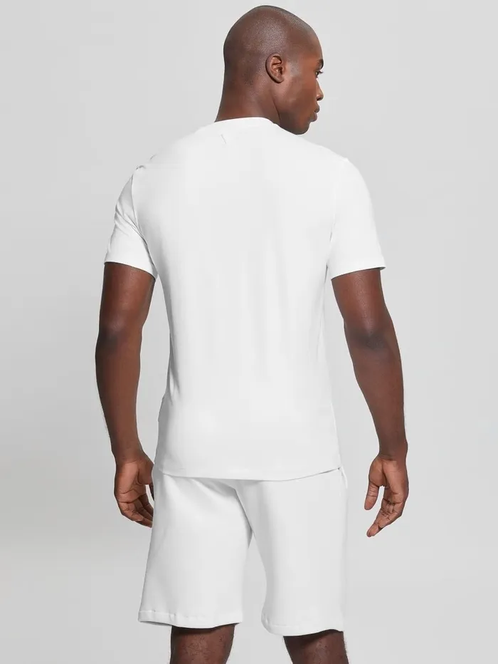 Men GUESS Eco Alphy Tee BlancScuffy TShirts and Tanks