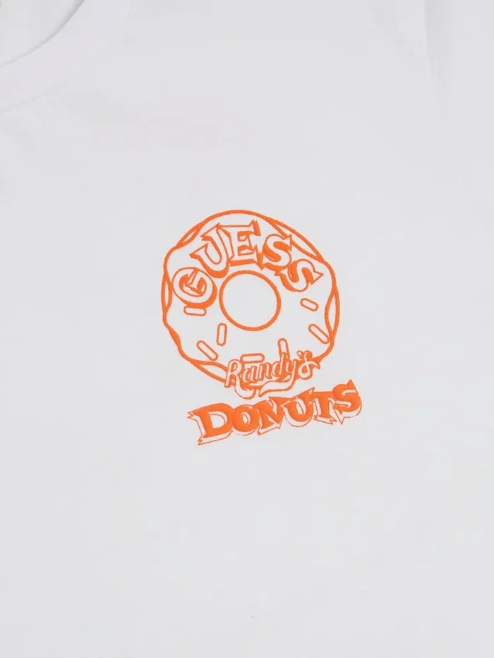 Men GUESS Originals x Randy8217s Donuts Tee Pure White TShirts and Tanks GUESS
