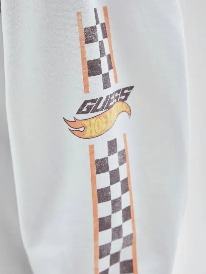 Men Hoodies and Sweaters GUESS GUESS Originals x Hot Wheels Hoodie Pure White Men Hoodies and Sweaters GUESS GUESS Originals x Hot Wheels Hoodie Pure White