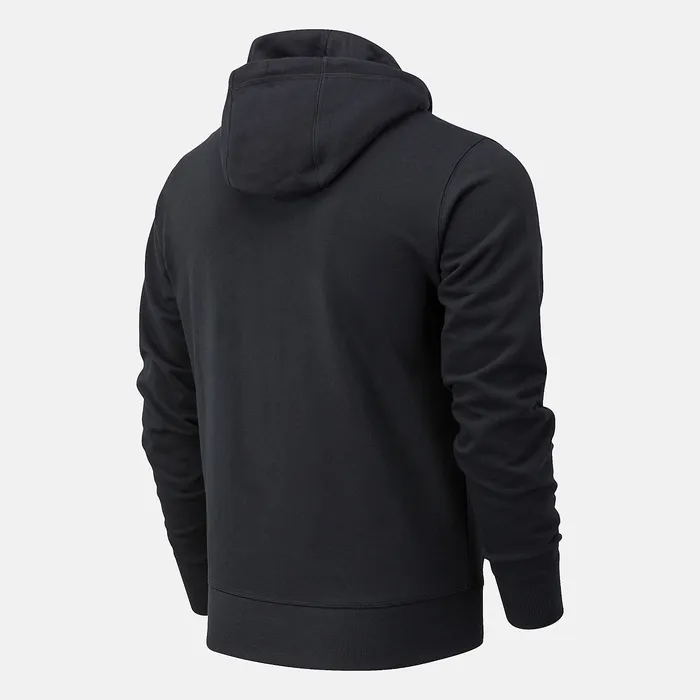 Men Hoodies and Sweatshirts New Balance NB Essentials Stacked Full Zip Hoodie BLACK Men Hoodies and Sweatshirts New Balance NB Essentials Stacked Full Zip Hoodie BLACK