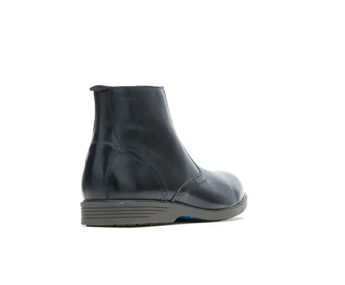 Men Hush Puppies Shepsky Zip Boot Black Leather Boots Men Hush Puppies Shepsky Zip Boot Black Leather Boots