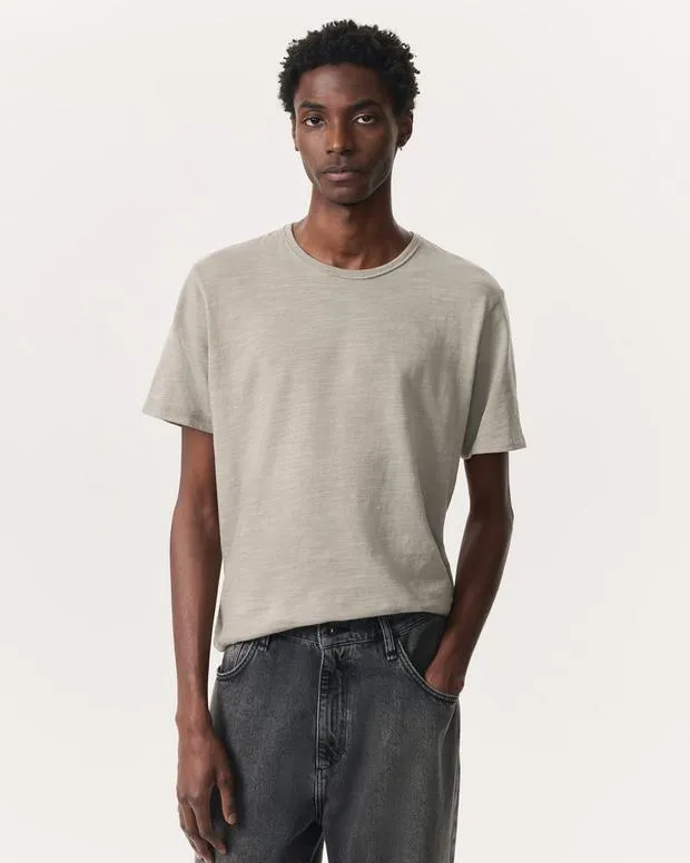 Men Jackets and Coats rag and bone Classic Flame TShirt DesertElephant GrayHeron BlueLight Teal