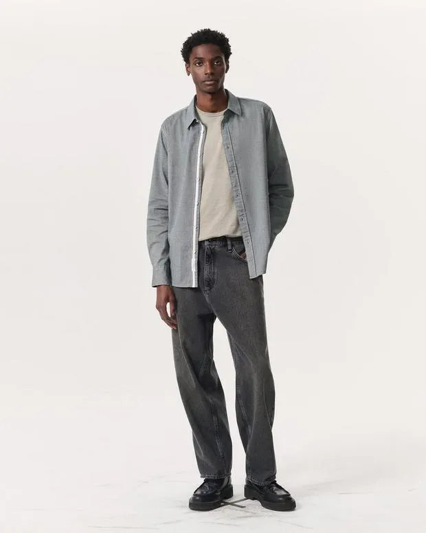 Men Jackets and Coats rag and bone Classic Flame TShirt DesertElephant GrayHeron BlueLight Teal