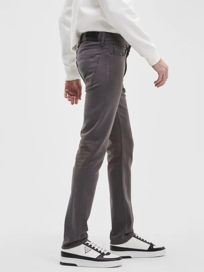 Men Jeans and Denim GUESS Coated Tapered Jeans Iron Grey Coated Men Jeans and Denim GUESS Coated Tapered Jeans Iron Grey Coated