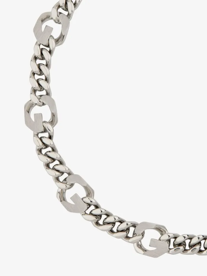 Men Jewelry Givenchy G Chain Necklace In Metal Silvery Men Jewelry Givenchy G Chain Necklace In Metal Silvery