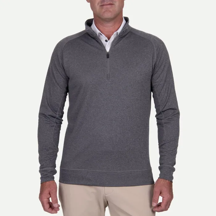 Men Keano HalfZip Steel Grey Melange KJUS Midlayers and Sweaters