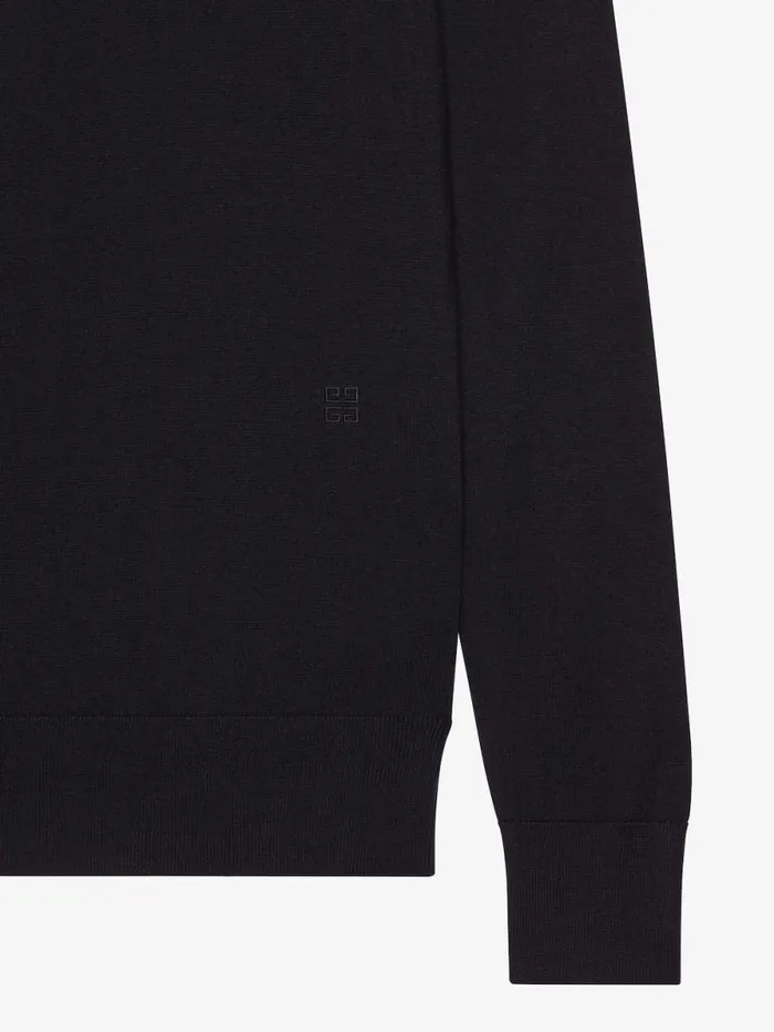 Men Knitwear Givenchy Sweater In Wool And Cashmere Black Men Knitwear Givenchy Sweater In Wool And Cashmere Black