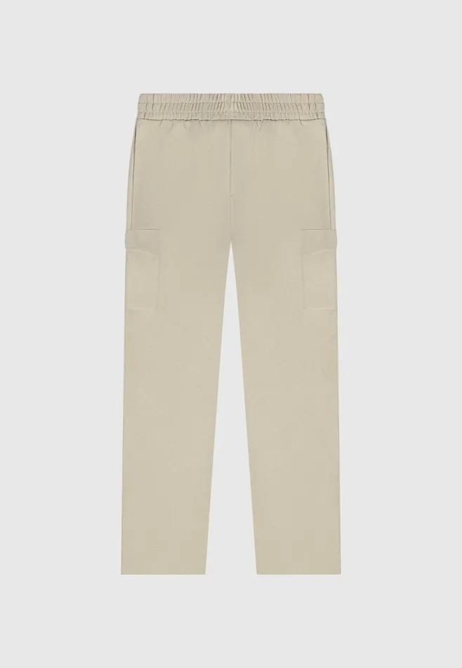 Men Manire De Voir Angular Pocket Cargo Pants Beige