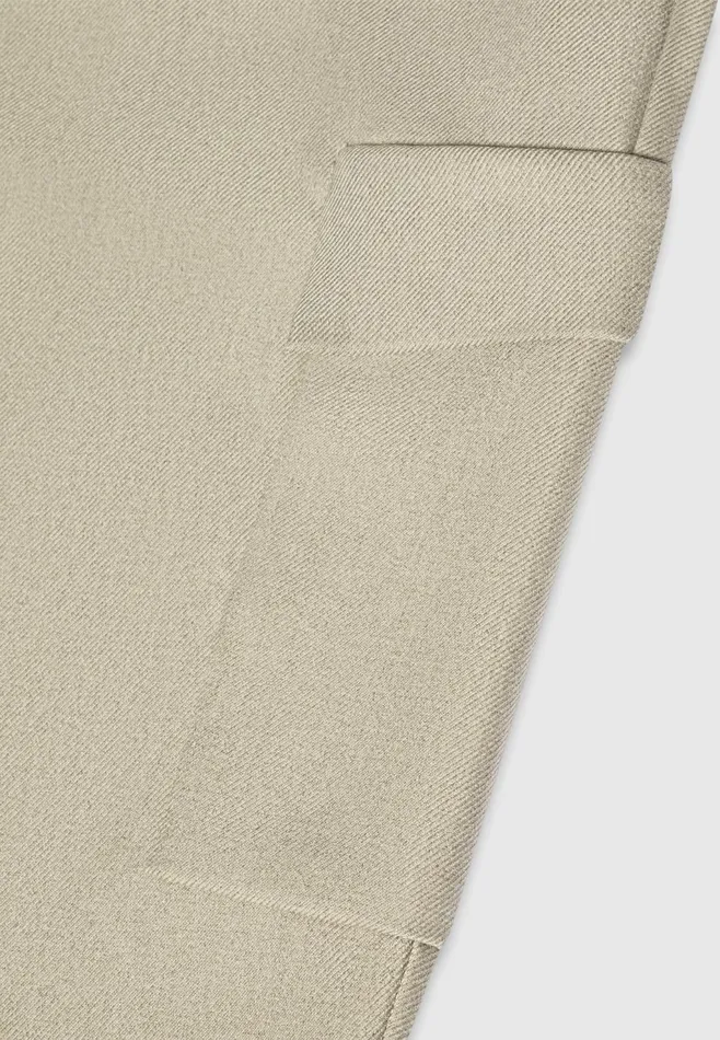 Men Manire De Voir Angular Pocket Cargo Pants Beige