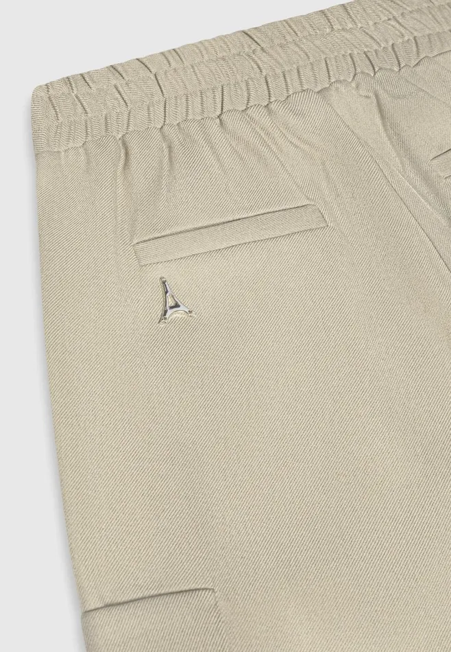 Men Manire De Voir Angular Pocket Cargo Pants Beige