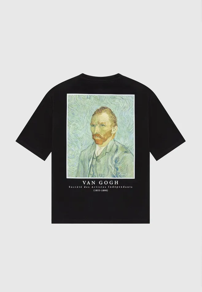 Men Manire De Voir Van Gogh Self Portrait TShirt Black