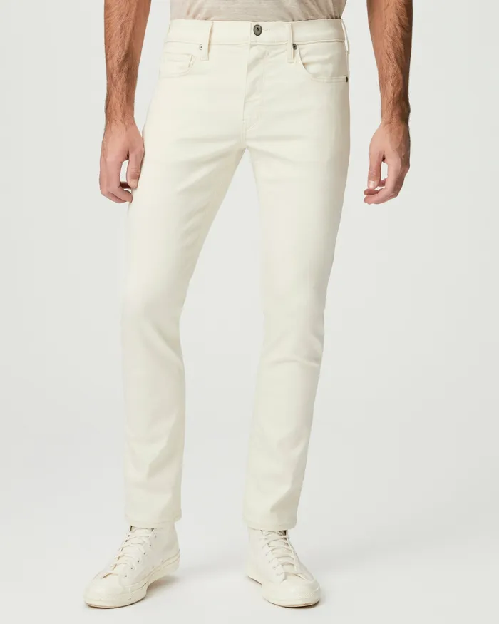 Men PAIGE Transcend Lennox Slim Jean 8211 Vintage Tan Ceramic Denim