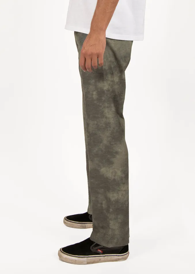 Men Pants and Denim Vissla Hemp No See Ums Eco Elastic Pant Military Wash Men Pants and Denim Vissla Hemp No See Ums Eco Elastic Pant Military Wash